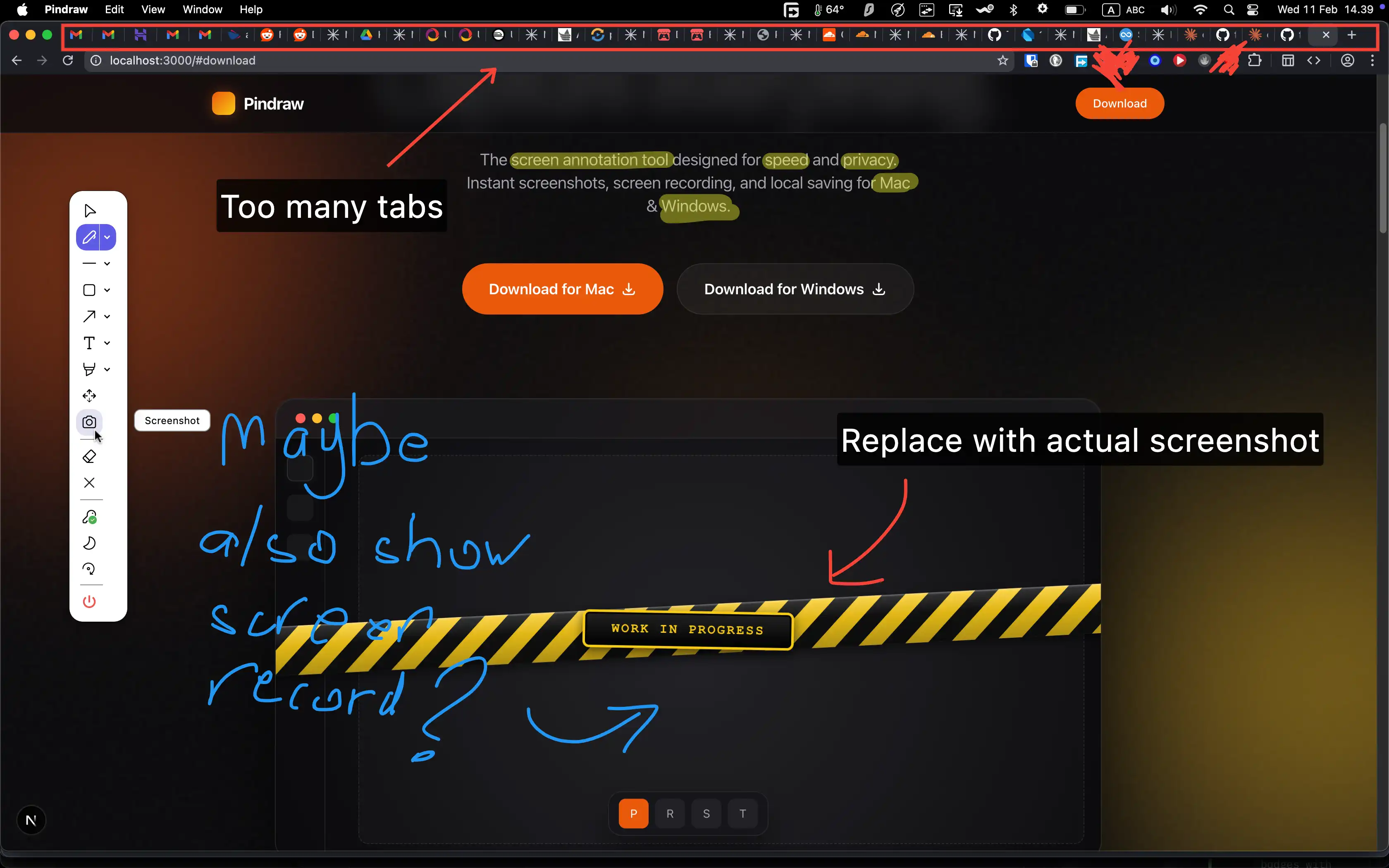 Pindraw Application Screenshot